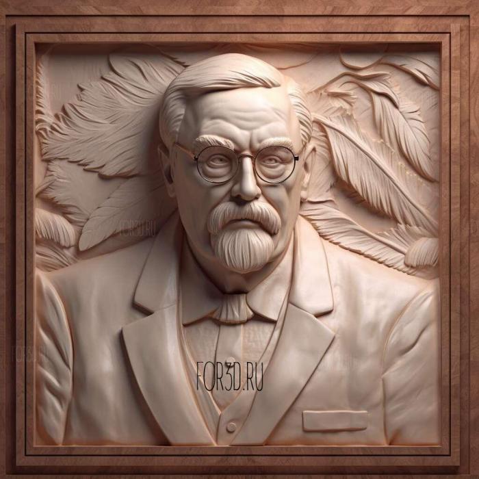 colonel sanders 3 3d stl модель для ЧПУ